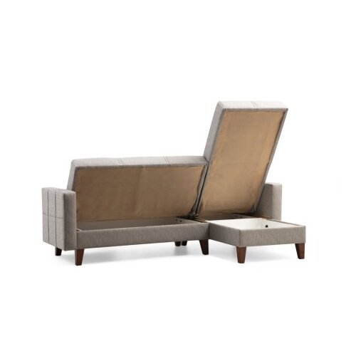 Atelier Del Sofa Kutna garnitura Polya 216x86x130cm Svijetlo siva Slike