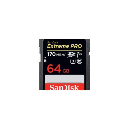 San Disk MK Extreme Pro SDXC 64GB &amp;ndash; 170MB/s V30 UHS-I U3 Slike