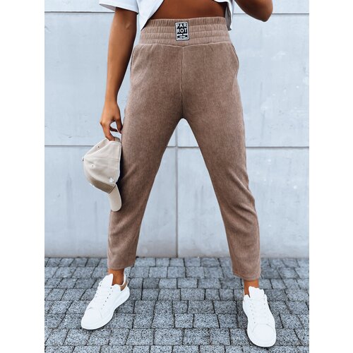 DStreet Spodnie dresowe damskie PARROT khaki Slike