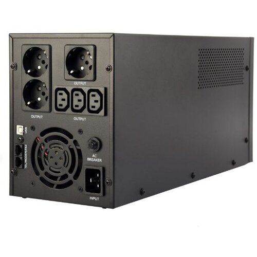 UPS GEMBIRD EG--036, with USB and LCD display, 3000 VA, black Cijene