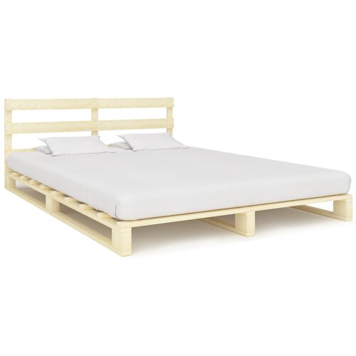  Za krevet od paleta od masivne borovine 180 x 200 cm Slike