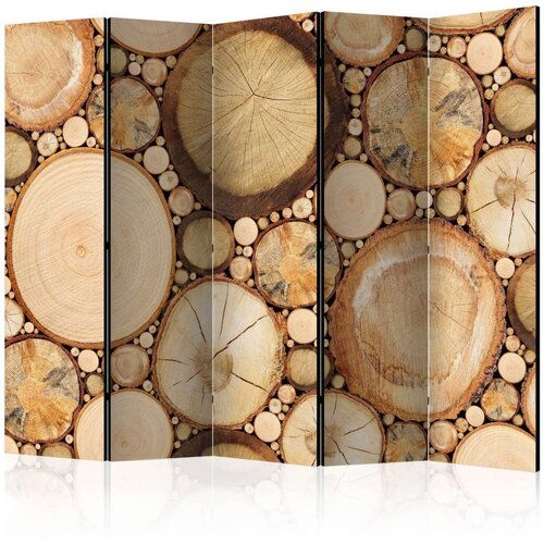  Paravan u 5 dijelova - Wood grains II [Room Dividers] 225x172 Cijene