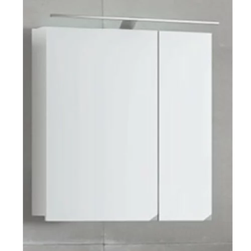 Kolpa San toaletna omarica z LED svetilko OXANA TOO 80 508250 bele barve