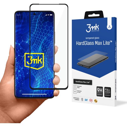 3mk REDMI NOTE 13 PRO+ - HARDGLASS MAX LITE ČRNA, (5000295951) Cene
