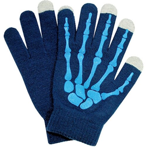 Semiline Unisex rukavice za pametne telefone 0178-4 plave | svijetlo plavo Slike