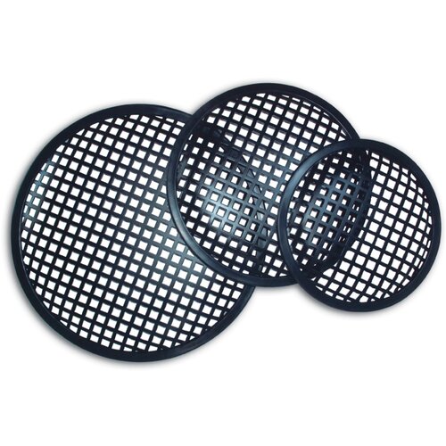  Re&amp;scaron;etka, metalna, za auto zvučnike, 255 mm - G 25, Crna Slike