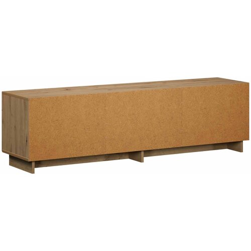 TV stalak 140 x 34.5 x 40 cm Hrast artisan Konstruirano drvo Slike