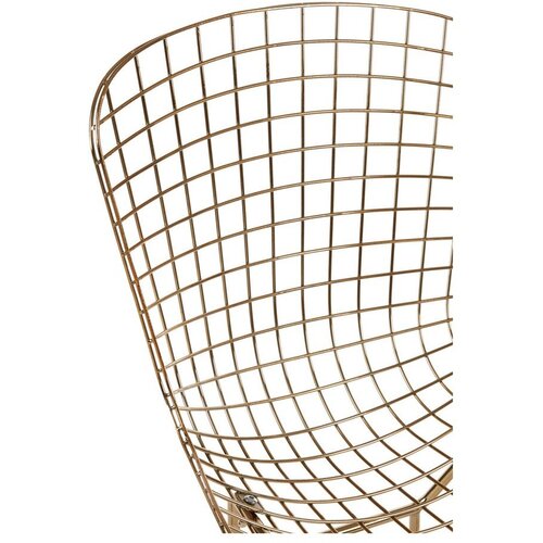 Premier Housewares Kovinski jedilni stol v zlati barvi District &amp;ndash; Slike