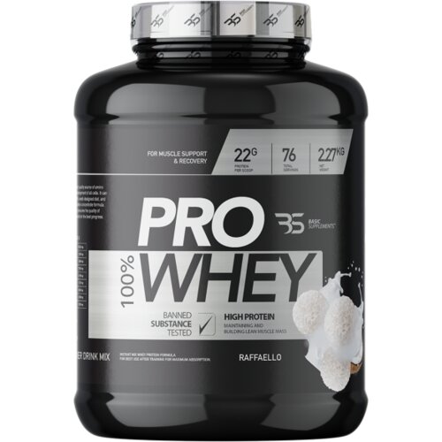 Basic Supplements pro whey protein – visokokvalitetan izvor proteina - rafaelo 2.27kg Cene