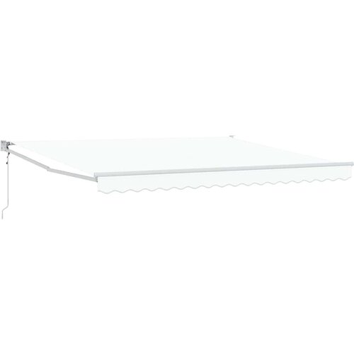  Povlačivi tende Bijela 400 &amp;times; 300 cm Poliester i metal Slike