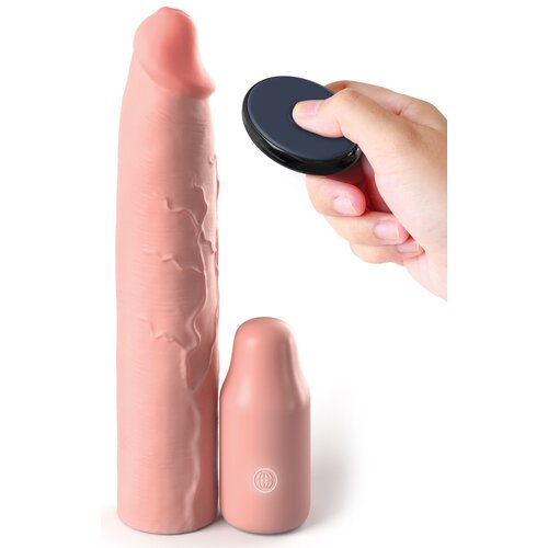 Pipedream Fantasy X-tensions Elite 3&amp;quot; Vibrating Mega X-tension with Remote Light Slike