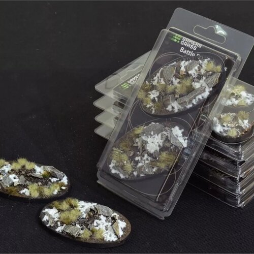 GamersGrass Winter Bases - Oval 90mm (x2) Slike