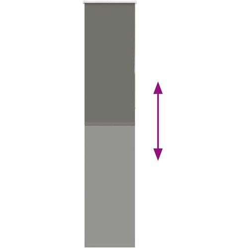 VidaXL Rolo zavjesa Blackout siva 50x230 cm &amp;Scaron;irina tkanine 45,7 cm Slike