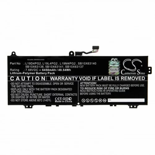 VHBW Baterija za Lenovo Flex 5 1470 / Flex 5 1570, 6450 mAh