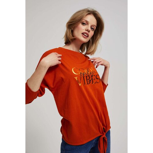 Marisse Blouse With An Inscription And Ties Slike