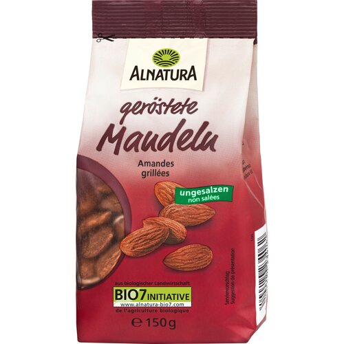 Alnatura Bio pražljani nesoljeni mandlji - 150 g Cene