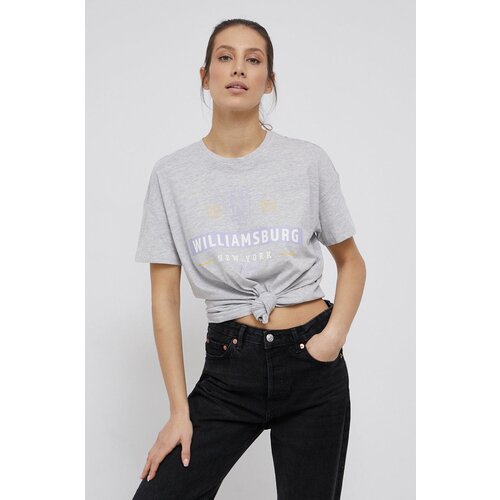Only T-shirt ženski, siva barva Slike