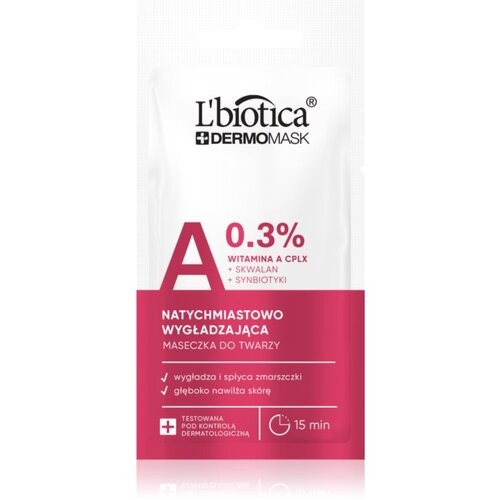 L&amp;acute;Biotica DermoMask A 0,3% gladilna maska za obraz 8 ml Slike