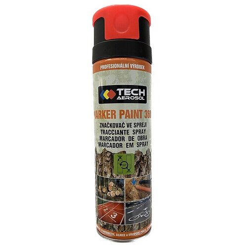  Sprej za označevanje (Rdeča, 500 ml) Slike
