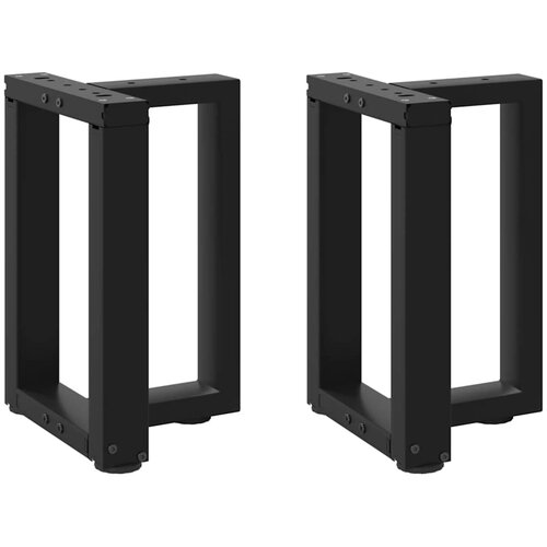  Noge za klub stolić T-oblika 2 kom Crne 38x25x(42-43) cm Čelik Cene