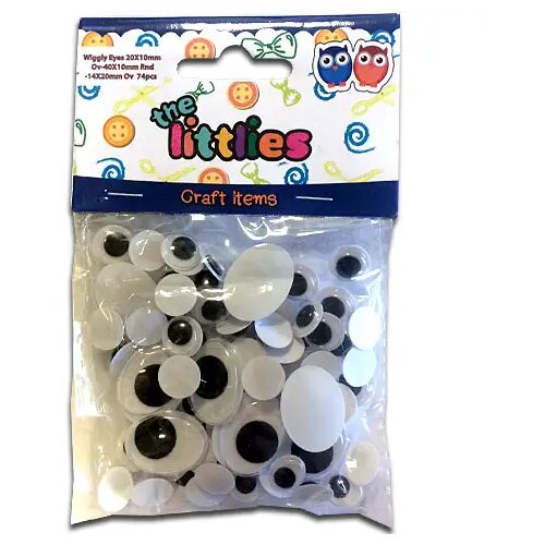 Luna plastične oči u tri veličine 74kom Cene