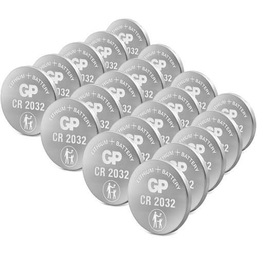 GP Batteries 1x20 GP CR 2032 Lithium 3V 20 pcs. 0602032C20 Slike