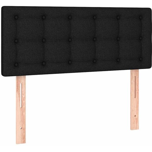  box spring s madracem LED crni 90x200 cm od tkanine Slike