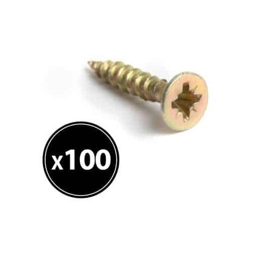Handy Vijak za iverne plo&amp;scaron;če - rumen - 4 x 30 mm - 60 kosov / paket Slike