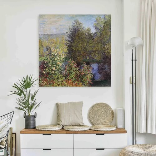  Slika - Claude Monet – Coin de jardin à Montgeron 60x60 Akustična Cene