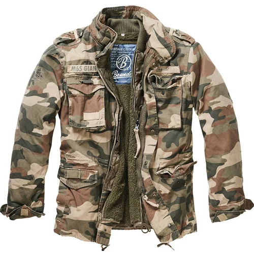 Brandit army moška zimska jakna M65 giant, woodland
