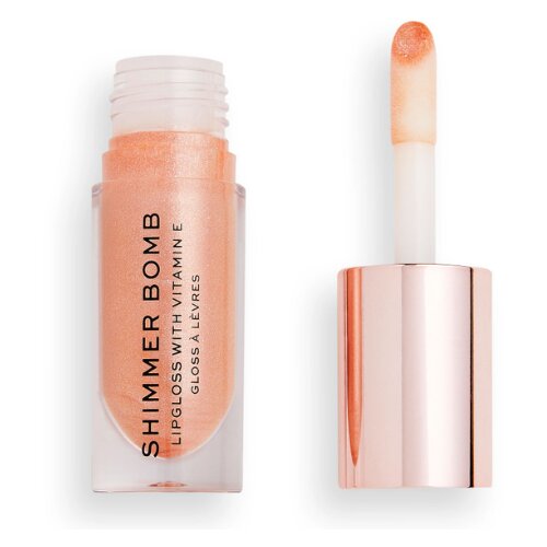 Makeup Revolution Shimmer Bomb sjajilo za usne 4.5 ml nijansa Gloss Starlight Slike