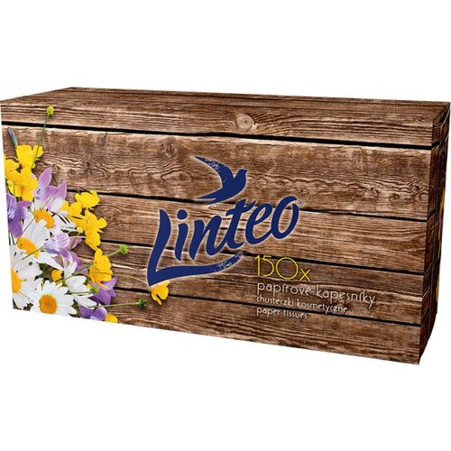 Linteo Paper Tissues Two-ply Paper, 150 pcs per box papirnate maramice 150 kom Slike