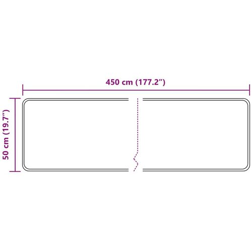  za tepih MARSA Bijeli 50 x 450 cm Poliester i PVC Cene