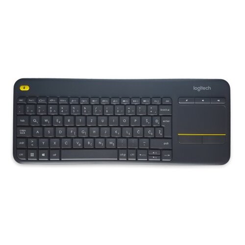 Logitech Tipkovnica K400 PLUS Wireless Touch, Unifying, črna, SLO Cene