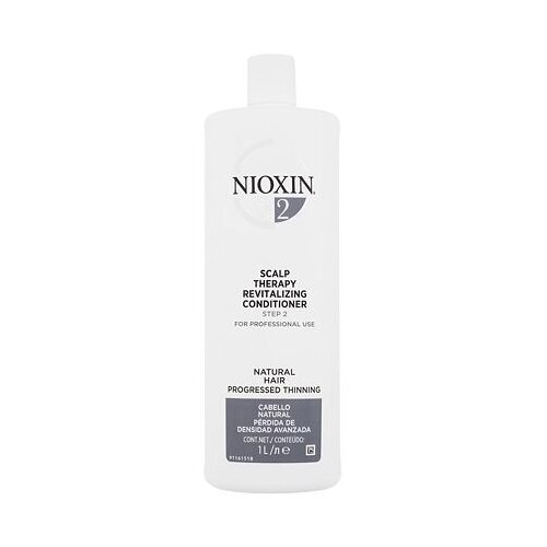 Nioxin System 2 Scalp Therapy regenerator za oslabljenu kosu 1000 ml za žene Slike
