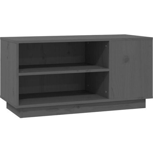 vidaXL TV omarica siva 80x35x40,5 cm trdna borovina, (20730208) Cene