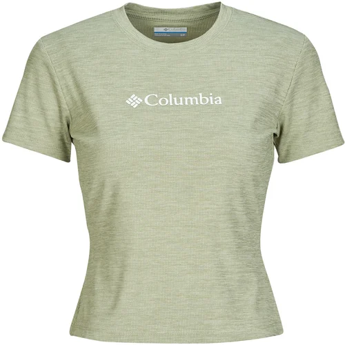 Columbia MOVE SHORT SLEEVE TEE Zelena