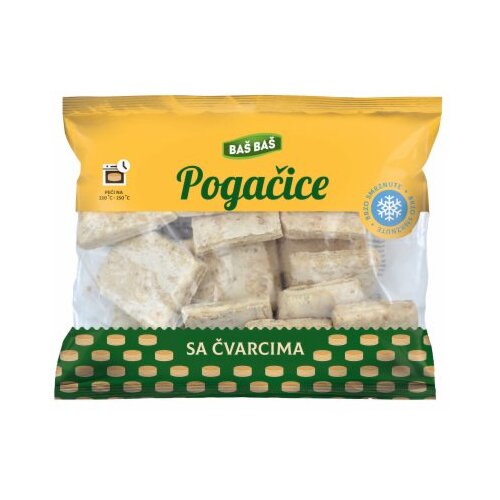 Baš Baš brzo smrznute pogačice sa čvarcima 900G Cene