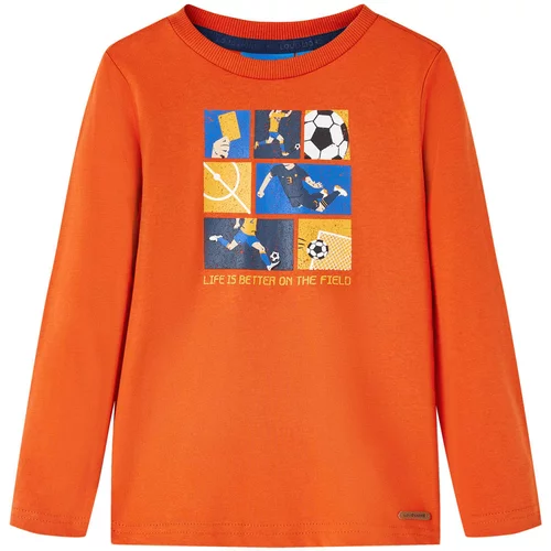  Dječja majica s dugim rukavima narančasta 104