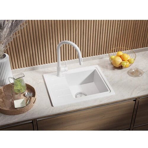 Kando granitna sudopera copenhagen 550-45 easy bela Slike