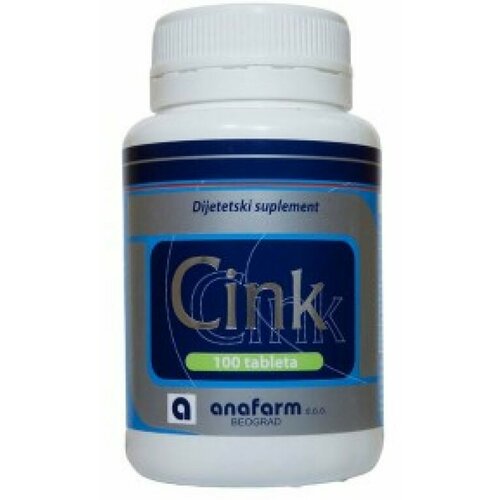 Anafarm cink 7 mg, 100 tableta Slike