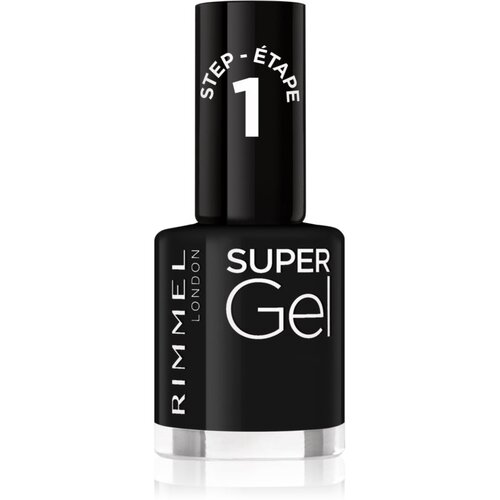 Rimmel London Super Gel gel lak za nohte brez uporabe UV/LED lučke odtenek 070 Black Obsession 12 ml Cene