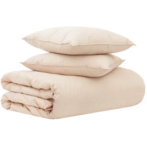  Set deka 2 kom. 200 x 240 cm 250 gsm Prirodni kapok Bež - 200 x 240 cm 80 x 80 cm Slike
