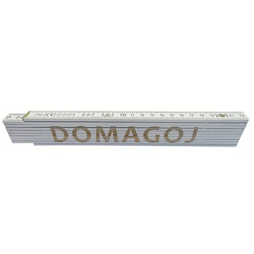 Zidarski metar (Duljina: 2 m, Natpis: Domagoj, Boja: Bijele boje) Zidarski metar (Duljina: 2 m, Natpis: Domagoj, Boja: Bijele boje)