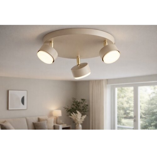 Brilagi LED spot svetlo MONO 3xGX53/30W/230V bež/zlatno Slike