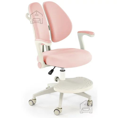 Halmar Otroški pisarniški stol Panco - svetlo roza