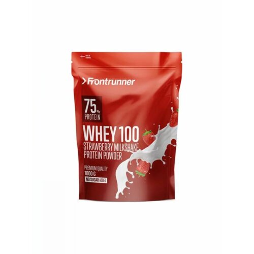 Frontrunner Whey 100 Protein - 1kg Jagoda Milkshake Slike