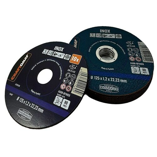 CRAFTOMAT Rezni disk A6OR-BFINOX (Promjer rezne ploče: 125 mm, Debljina plohe: 1,2 mm, 10 Kom.) Cijene