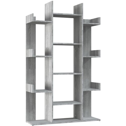 Maison Chic Knjižna omara - Knjižni regal siva sonoma 86x25,5x140 cm inženirski les, (21726035) Cene