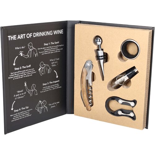 Tognana Vinski set Serving Guest &amp;amp; Gift, 5 delova, Srebrne boje Slike
